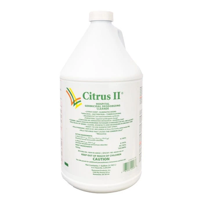 Citrus II Germocidal Deodorizing Cleaner 3 Citrus II Germocidal Deodorizing Cleaner