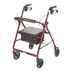 Drive Aluminum Rollator With Fold-Up, Removable Backrest