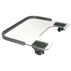 Clear Tray With Tube Lock Clamps And PVC Rim