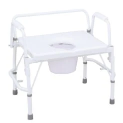 Tuffcare Drop Arm All In One Bariatric Commode