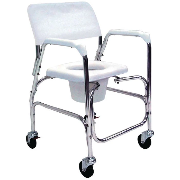 Tuffcare Economy Transport Shower/Commode Chair 3 Tuffcare Economy Transport Shower/Commode Chair