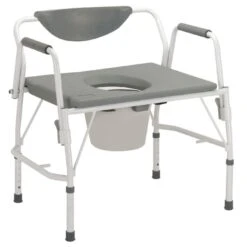 Homecraft Deluxe Bariatric Drop-arm Commode