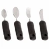 EZ Large Grip Weighted Utensils -Medical Rehabilitation Products sure grip bendable utensils 4 pack family image removebg