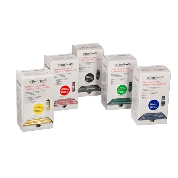 THERABAND Individual Professional Resistance Bands - Dispenser Box 3 THERABAND Individual Professional Resistance Bands - Dispenser Box